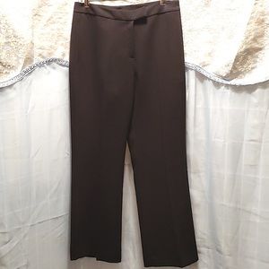 TAHARI LEVINE BLACK WIDE LEG DRESS PANTS SZ 10P